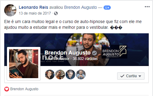 Depoimentos Brendon Augusto